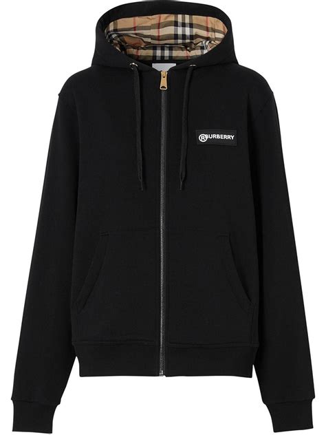 zip up burberry hoodie|Burberry hoodie vintage.